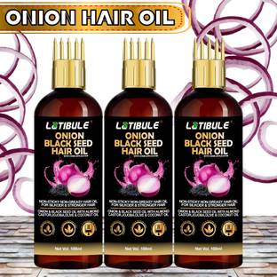 Latibule Red onion Hair Oil Non Sticky, Non Greasy and Long Lasting Onion  Hair Oil