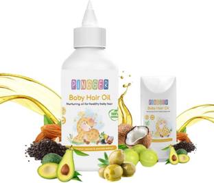 Pingger Baby Hair Oil Natural Nurturing Oil for Healthy Hair Oil 210 ml + 30 ml pack Hair Oil