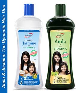 Nimson Coconut Jasmine Oil with Vitamin E Amla Hair Oil with Vitamin C Hair Care Women Hair Oil