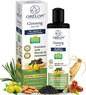 ORELON Ginseng DHT, Apoptosis Blocker Hair Oil For Reduces Hairfall For Women & Men Hair Oil