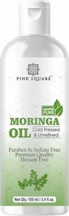 Pink Square Premium Moringa Herbal Hair Oil ( Non-Sticky) - For Strong and Shiny Hair (100ml) Hair Oil