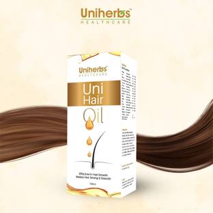 Uniherbs Uni Hair Oil For Black Silky & Stronger Hair | Anti Hair fall  Hair Oil