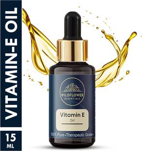 Wildflower essentials Vitamin E Oil 100% Pure Cold Pressed For Face, Skin, Hair, Body