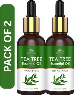 INTIMIFY 100% Pure and Natural, Tea Tree Oil For Hair Growth (Pack of 2) Hair Oil