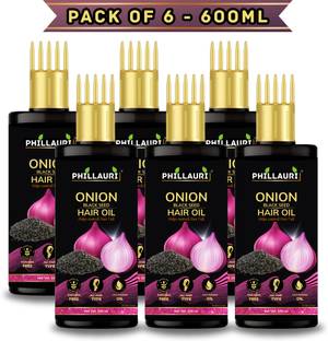 Phillauri Onion Hair Oil for Hair Regrowth & Hair Fall Control Hair Oil