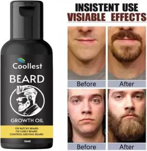 coollest 100% Natural Beard Growth Oil  Hair Oil
