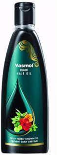 VASMOL BLACK HAIR OIL 400 ML (100ML*4) Hair Oil
