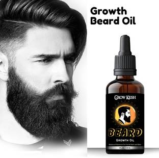 Growkesh Advanced Beard Growth Oil For Men & Thicker Beard Growth Hair Oil