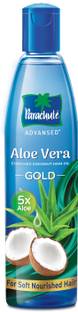 Parachute Advansed Aloe Vera Enriched Coconut GOLD, 5X Aloe Vera, Makes hair Sooperr soft Hair Oil
