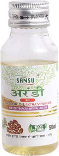 Sansu Castor Oil For Hair and Skin - Arandi Hair Oil - (50ml*4) Hair Oil