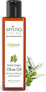 Mystiq Living Extra Virgin Olive Oil (Cold Pressed) For Skin & Hair Hair Oil