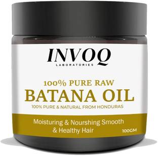 Invoq Raw Batana Oil - Pure, Unprocessed for Hair and Skin Nourishment Hair Oil