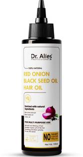 Dr. Alies Professional Onion Oil for Hair Fall Control & Faster Hair Growth Hair Oil - No Mineral Oil, Colour, SLS, PEG for Men & Women (100 ml) Hair Oil