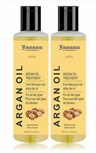 JOMSOM Ayurvedic Moroccan Argan with Moroccan Strengthen Dull & Hair/100% Vegan Hair Oil