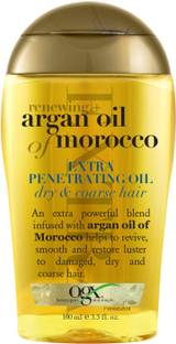 ogx Renewing Argan Oil Of Morocco, Extra Penetrating Oil for Dry and Coarse Hair Hair Oil