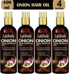 Latibule Black Seed Onion Hair Oil - WITH COMB APPLICATOR - Regrowth Ayurvedic Hair Oil