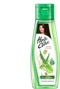 HAIR & CARE Damage Repair Non-Sticky Hair Oil with Aloe Vera, Olive Oil 300Ml Pack Of 1 Hair Oil