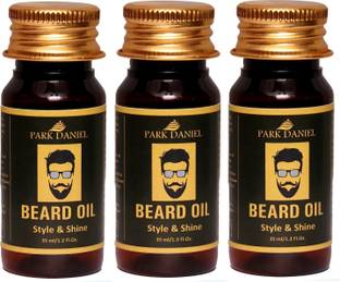 PARK DANIEL Beard Oil for Beard hair Growth Combo pack of 3 No.35 ml(105 ml) Hair Oil