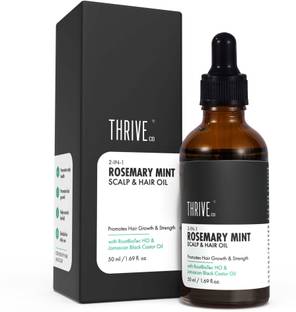 ThriveCo Rosemary Mint Scalp & Hair Oil | Promotes Scalp Health, Hair Growth & Strength Hair Oil