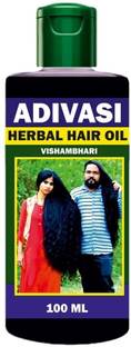 Adivasi Herbal Hair Oil Reduces Hair Fall and Grows New Hair, 100% Ayurvedic Hair Oil