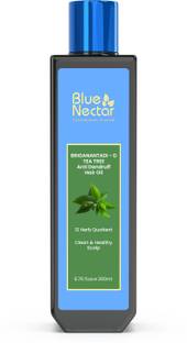 Blue Nectar Tea Tree Healthy Scalp and Anti Dandruff Hair Oil with 14 herbs that are known to reduce Dandruff (200 ml) Hair Oil