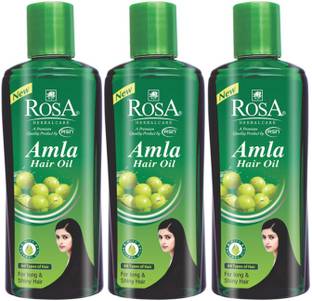 ROSA Amla Hair Oil I Control Hair Fall & Promote Hair Grow I Unisex,Pack 3-200ml Each Hair Oil