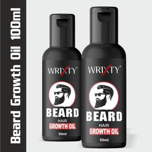 Wrixty Natural Beard Growth Oil (Almond & Thyme) for Strong and Healthy Beard Growth Oil Hair Oil
