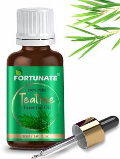 FORTUNATE Tea Tree Oil for Skin, Hair and Acne Care - Tea-Tree Essential Oil Hair Oil