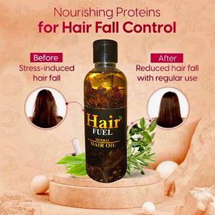 Proherbals HAIR FUEL Herbal Hair Oil With 4 Nourishing Oil Set of 2 (200g Each Bottle)