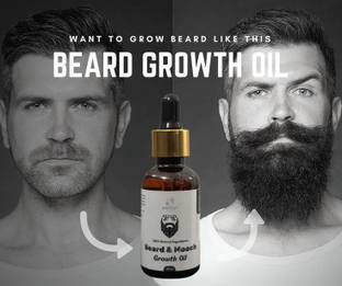 KRISHNAVI Beard Growth Oil - Beard Growth With Natural Oils, No Chemicals Hair Oil