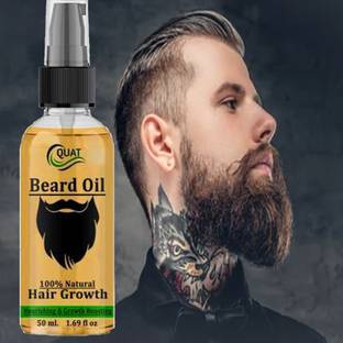 QUAT Natural Beard Growth Activator with Advanced Beard Growth Solution Hair Oil