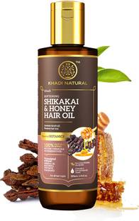 KHADI NATURAL Shikakai & Honey Hair Oil-Powered Botanics Hair Oil