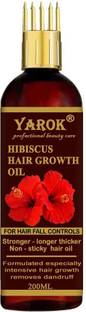 Yarok Hibiscus Hair regrowth oil With 14 Other Essential Ingredients for Men & Women Hair Oil