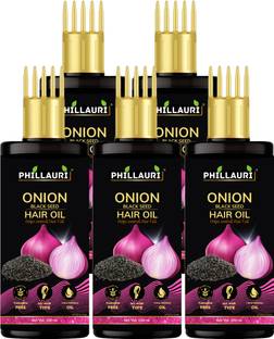 Phillauri Black Seed Hair Oil - WITH COMB APPLICATOR - Controls Hair Fall Hair Oil