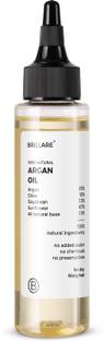 BRILLARE Argan Hair Oil, with Olive Oil & Sunflower Oil, Dry & Frizzy Hair, 100% Natural Hair Oil