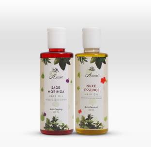 AUDORA MAXI-COMBO-2 FOR GREY/WHITE HAIR PREVENTION & ANTI-DANDRUFF Hair Oil