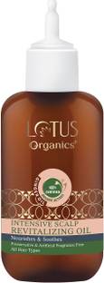 Lotus Organics+ Intensive Scalp Revitalizing | Nourishes & Soothes The Scalp |All Types Hair Oil