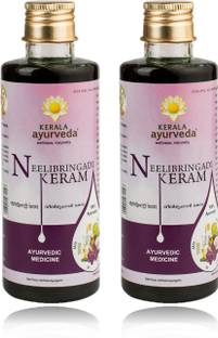 Kerala Ayurveda Neelibringadi Keram Combo Pack of 2 Hair Oil