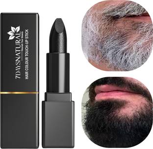 7days natural Instant Hair beard Colour Touch Up Stick - Natural Black Root Touch Up , black