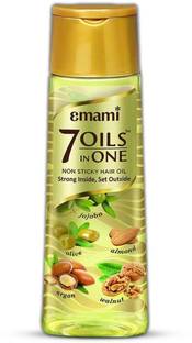EMAMI 7 Oils In One Hair Oil Makes Hair 20X Stronger And Manageable. Hair Oil