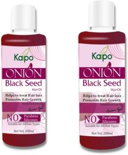 KAIPO Pure & primum Onion Black Seed Hair oil [ 2x200=400 g] - Pack of - 2 Hair Oil