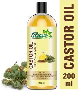 Cesaro Organics Cold-Pressed, 100% Pure Castor Oil - Moisturizing & Healing, For Skin & Hair Oil