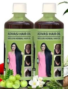 Adivasi HERBAL HAIR OIL PINK PISTA 100ML+100ML (PACK OF 2) Hair Oil