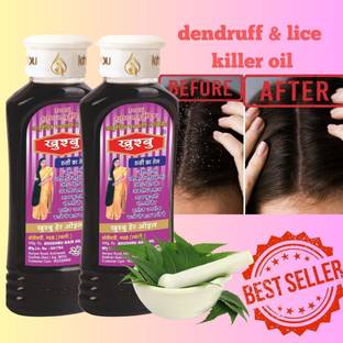 Khushbu anti-dendruff & Lice Killer Hair Oil With 100% Side Effect-Free Formulation Hair Oil