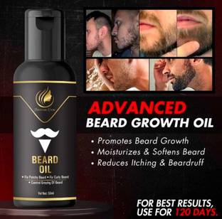 Lustrous Glow Beard Growth Booster | Non-Greasy Finish | Strengthens Roots | Deep Conditioning Hair Oil