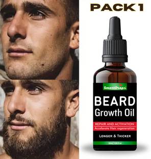 smartdrops Beard Growth Oil For Stimulating fast Beard Growth Hair Oil