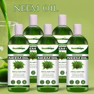 smartdrops Neem Oil For Hair & Skin | for Acne, Scars & Dandruff Hair Oil