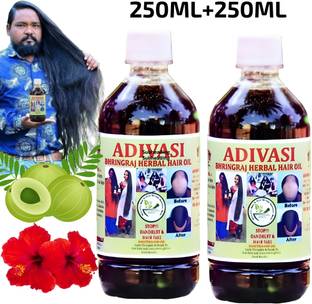 Adivasi Natural Herabl Hair Oil Booster For Long Hairs & Storng Roots Hair Oil