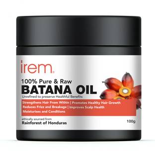Irem 100% Pure Raw Batana Oil for Hair & Skin, Sourced from Rainforest of Honduras Hair Oil