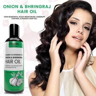 Chekdu Smooth Therapy Onion Hair Oil DHT Blocker With Blackseed And Bhringraj Hair Oil